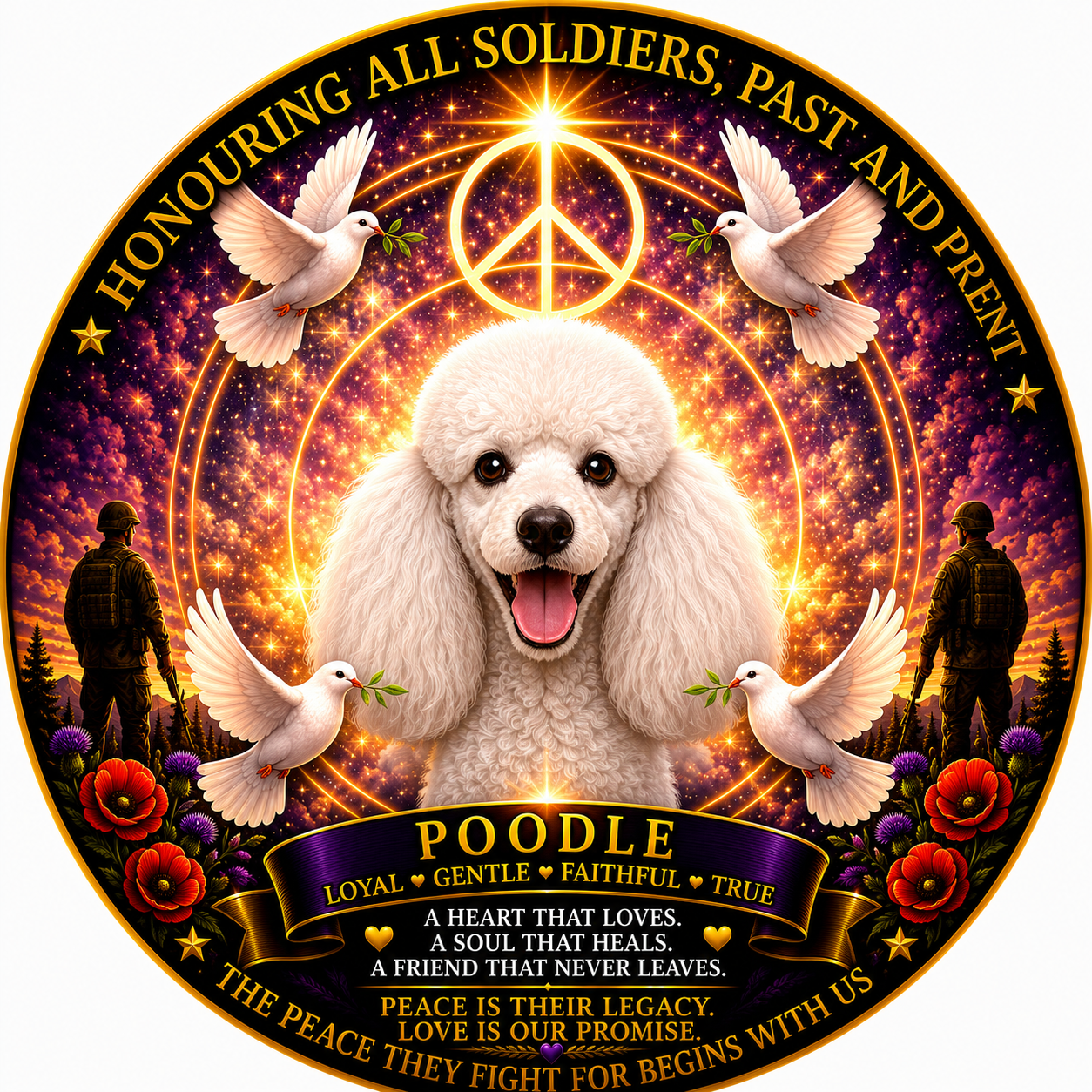 POODLE - WHITE artwork